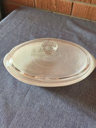 Vintage Glass Bowl W/lid