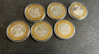 6 Casino Coins
