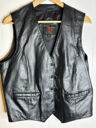 Fantastic International Fashions Leather Vest