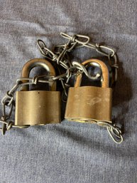 2 Old Padlocks