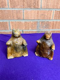 Two Bear Figures