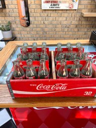 Coca Cola Tray With Bottles