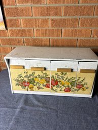 Vintage Metal Shelf Unit - 18.5 X 7 X 9.5