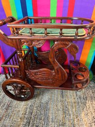 Antique Swan Cart