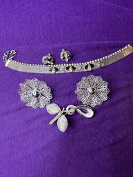 Vintage Bundle Of Silver Jewelry