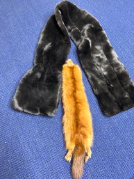 Fur Scarf And Mink