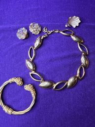 Vintage Bundle Of Gold Jewelry