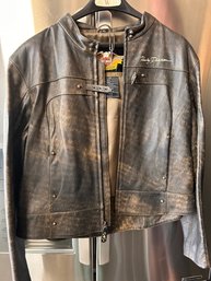 Harley Davidson Brown Leather Jacket