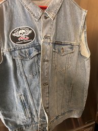 Rocky Mountain Harley Davidson Jean Vest