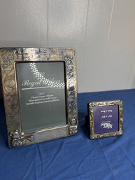 Two Silver Plated Frames