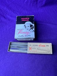 Antique Staplers And Flamingo Curl Clips