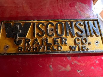 Wisconsin Trailer Company Sign