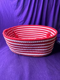 Red And White Basket