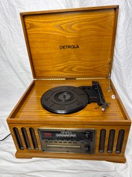 Detrola Record, CD, Cassette, & Radio