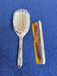Brush & Comb Set- Sterling