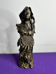 Vintage Indian Woman Ceramic