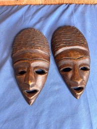 Two Wood Mask Decors