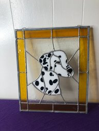 Dalmatian Stained Glass - 10.5 X 13