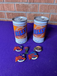 Billys Cans And Planet Hollywood Pins