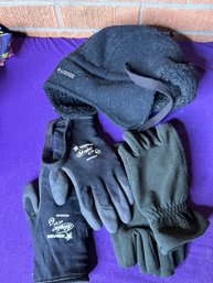 Gloves And Columbia Hat