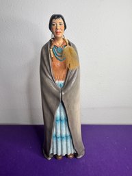 Vintage Ceramic Indian Woman