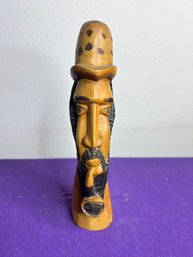 Wood Man Statue