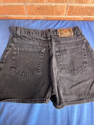 Express Black Jean Shorts