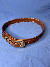 Circle Y Belt With Buckle