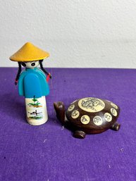 Turtle Compass And Lady
