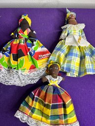 Three African Dolls