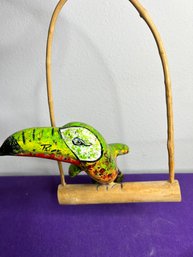 Ceramic Swing Bird Decor