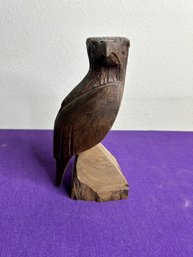 Wood Eagle Statue