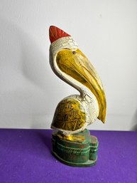 Wood Bird Statue