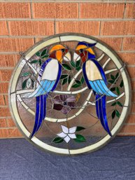 Stained Glass Parrots
