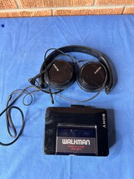 Sony Walkman And Headphones