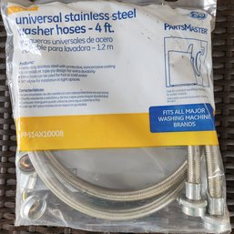 New 4ft Stainless Steel Universal Washer Hoses