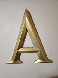 2 Ft Tall Initial A Wooden Wall Art