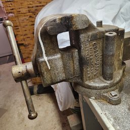 Huge Bench Vise By The Columbian Vise Company