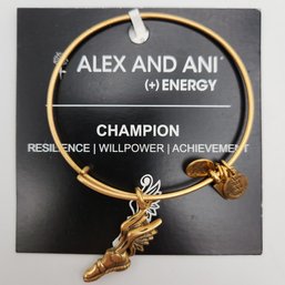 NWT Alex & Ani Champion Russian Gold Charm Bracelet