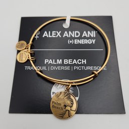 NWT Alex & Ani Palm Beach Russian Gold Charm Bracelet