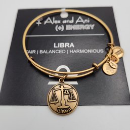 NWT Alex & Ani Libra Russian Gold Charm Bracelet