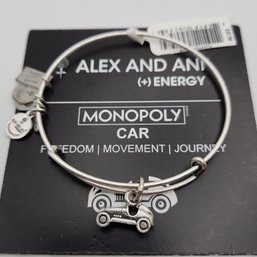 NWT Alex & Ani Monopoly Car Russian Silver Charm Bracelet