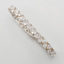 7.5' Sterling Silver CZ Tennis Bracelet