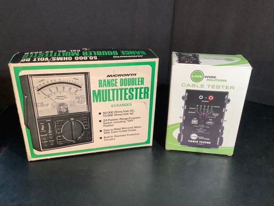 Multimeter And Cable Tester