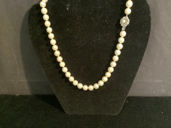 Cultured Pearl 18 Necklace-Mother's Day Gift-Brides Maid Gift