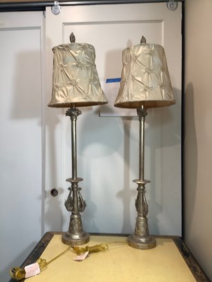Pair Of Matching Lamps With Shades