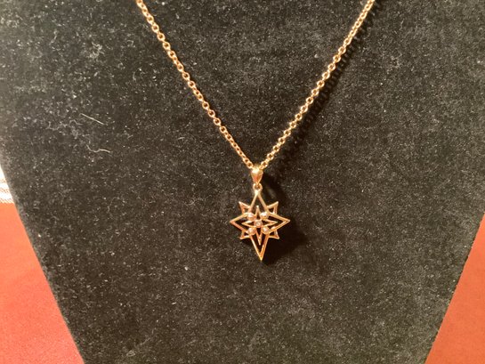 Gone Plated Star Necklace
