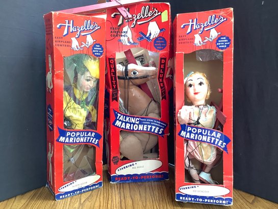Very Vintage  Hazelles Marionettes-3 Boxes