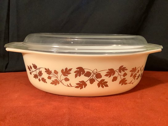 Vintage Promotional Pyrex  Casserole With Lid