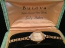 Vintage Lady Bulova Watch  In Case